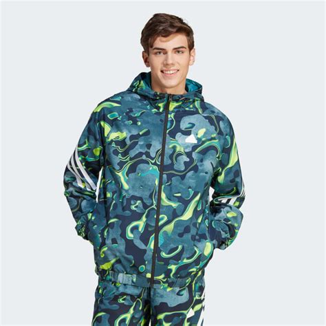 adidas kapuzenjacke herren backprint|Future Icons Allover Print Full.